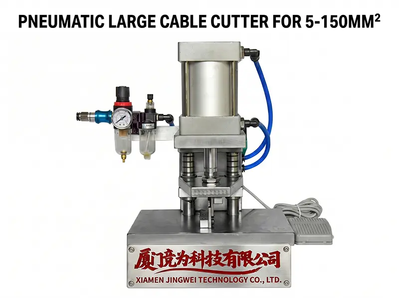 大型方形气动电缆剪 WPM-5 | 高效切割150mm²工业线缆