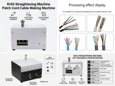 RJ45 理线机 跳线制造机 JW-P08
