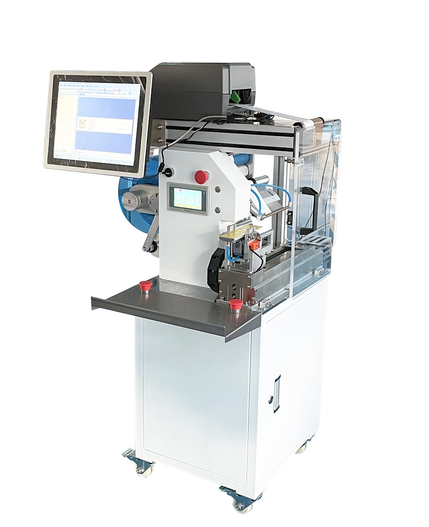 半自动线材折叠贴标机 JW-T107 Thumb