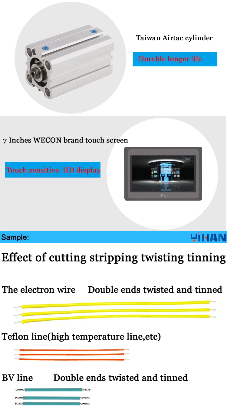 spare part of Wire Cut Strip Twist Dipping Machine, Automatic Cable Stripping Twisting Cutting Tinning Manufacturing Machine, Double Ends Wire Cut Strip Twisting Tinning Machine 自动电缆剥皮扭切切割镀锡机,双头线切割带绞镀锡机,线切割条绞镀锡机备件