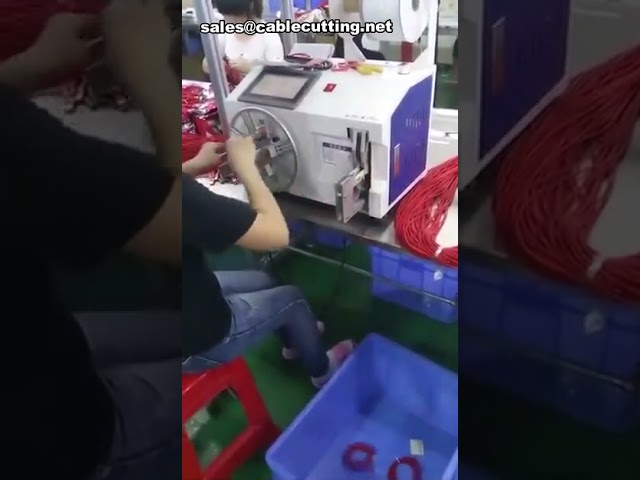 全自动电缆绕线扎线机 | 高效电线捆绑设备