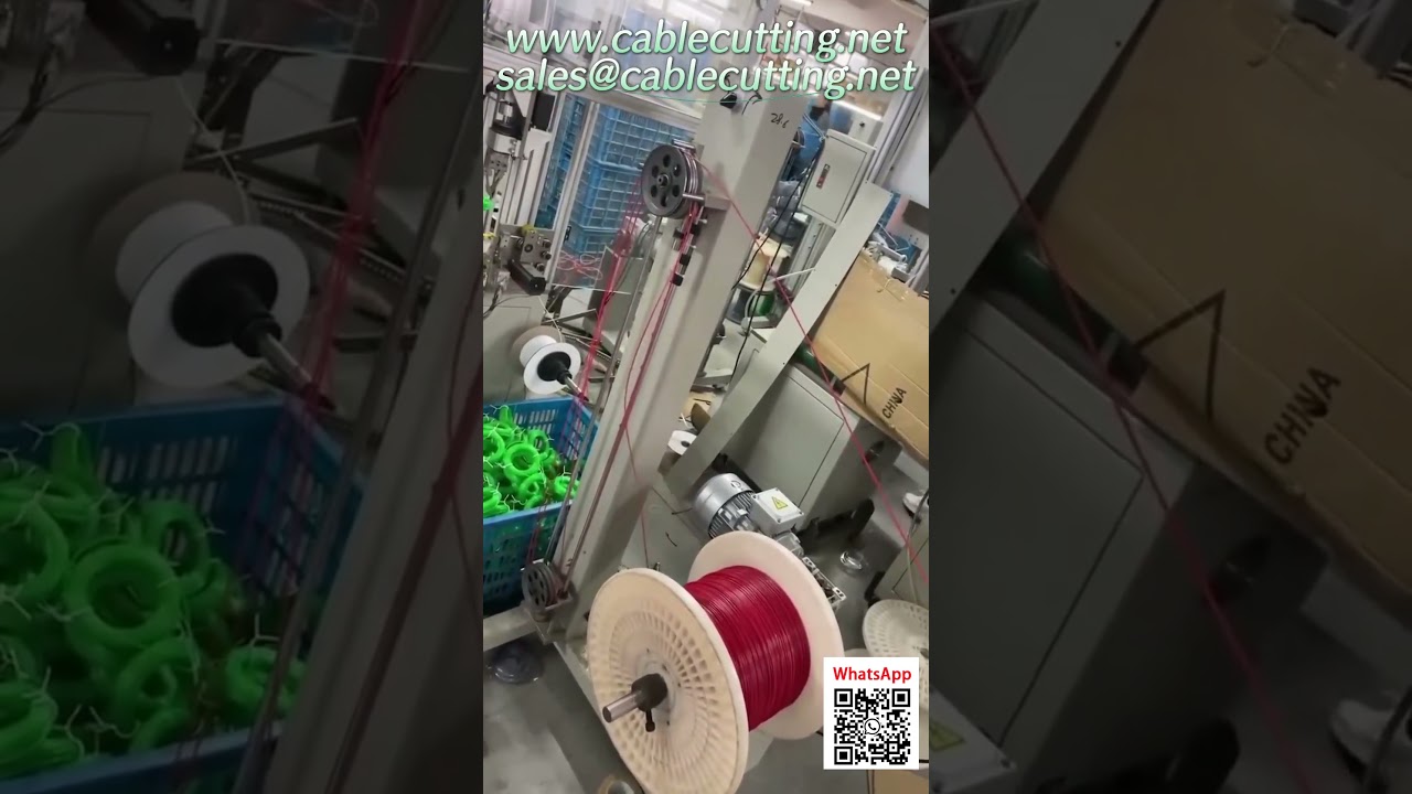 Industrial Wire Trimmer Line Winding and Packaging Machine Automation
