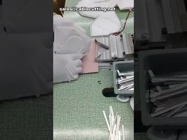 全自动N95杯型口罩鼻梁焊接机 | 高效口罩鼻夹焊接设备
