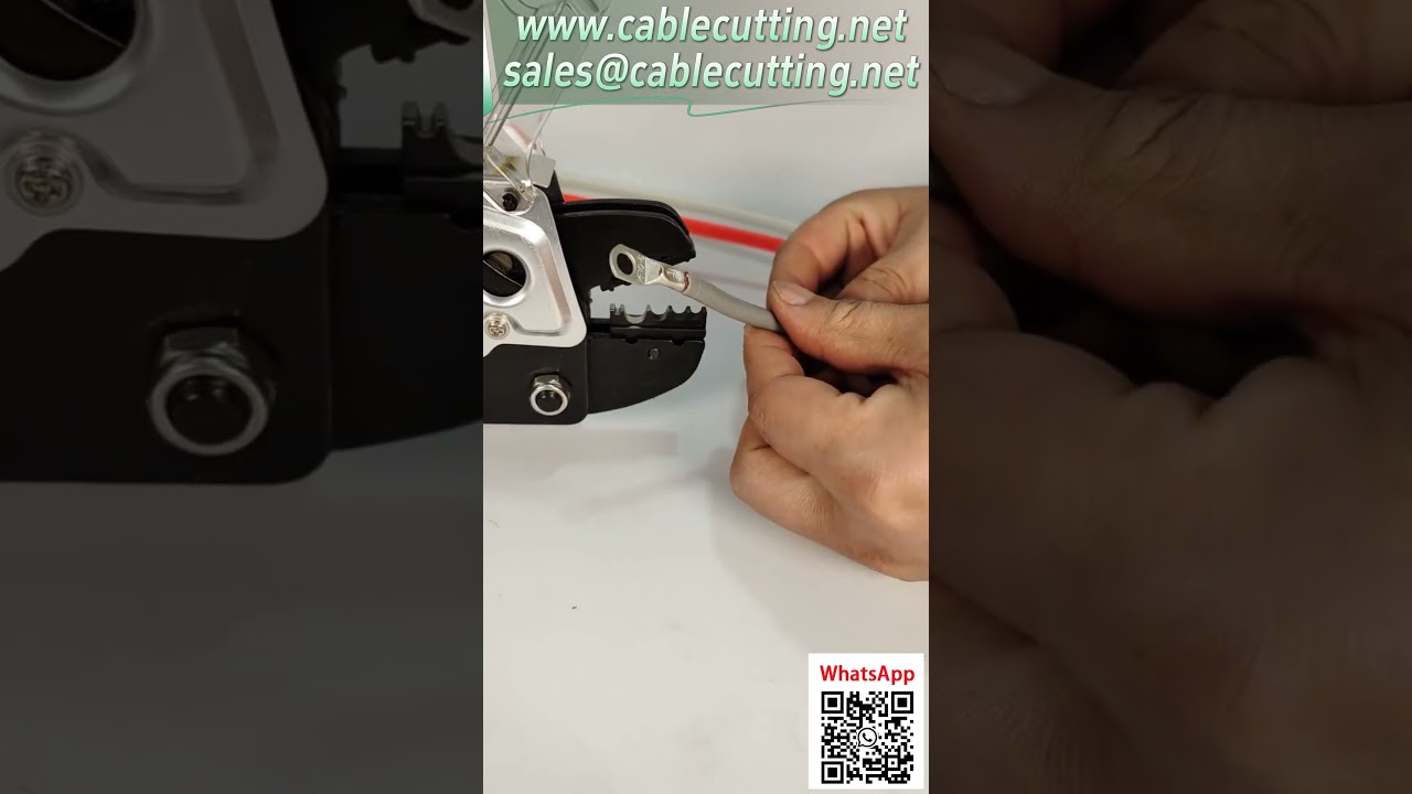 AM-10氣動壓接機｜0.5-10mm²裸端子點狀壓接，支援客製模具｜高效自動化線束加工