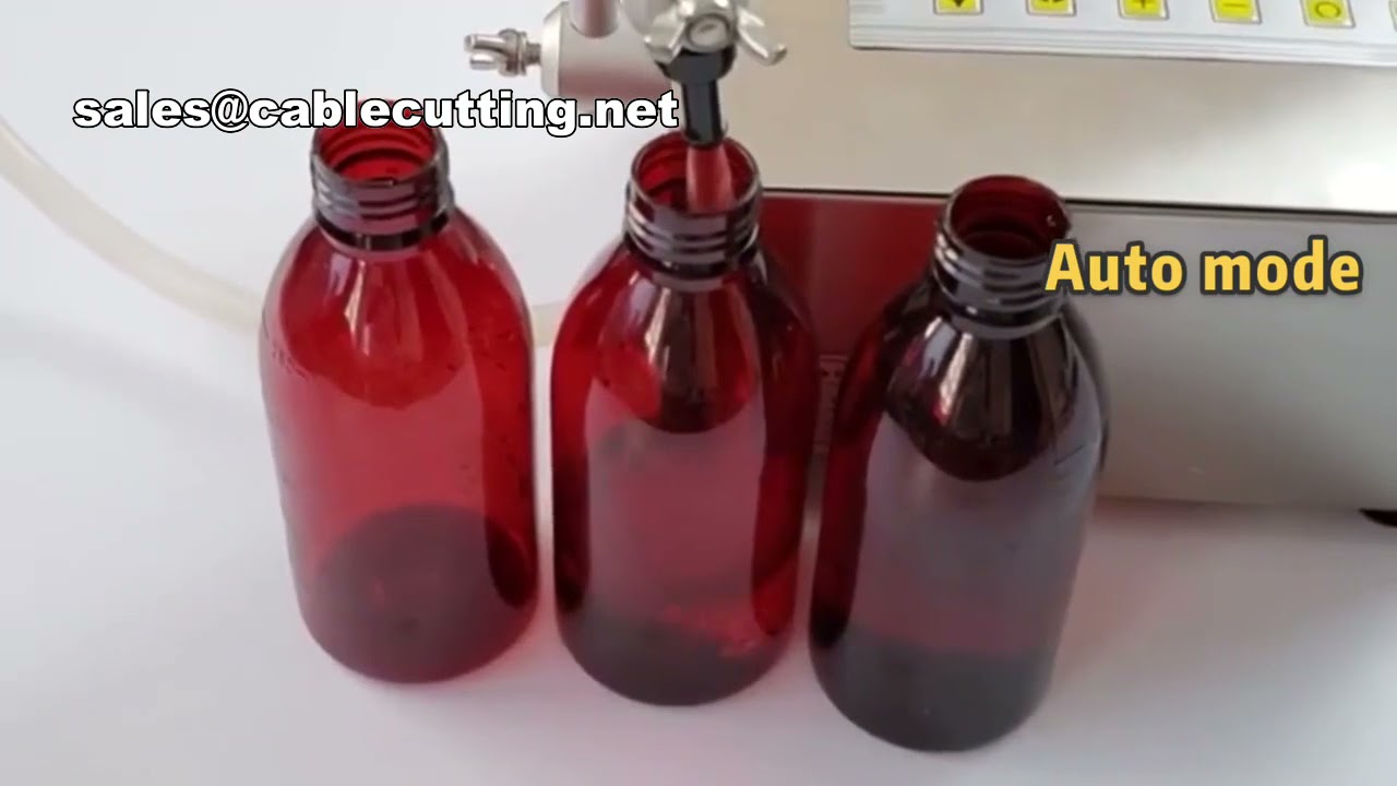 Simple Liquid Filling Machine for Beverage and Food Factories