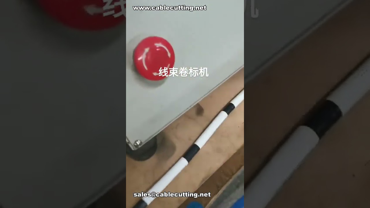线束自动贴标机 | 工厂标签解决方案，提升效率与精准度