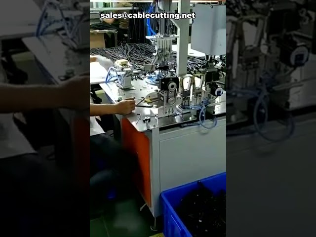 全自动电缆线圈绕线绑扎机 | 高效工业线缆加工设备