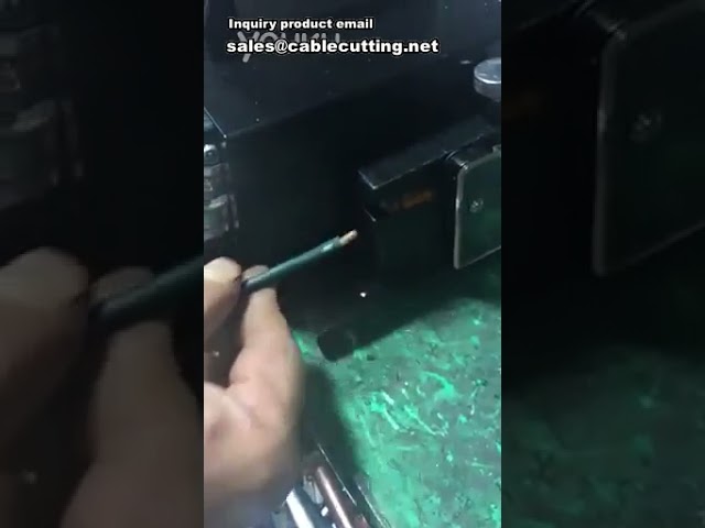 全自动剥线压接一体机 | 高效电线电缆剥皮打端子设备