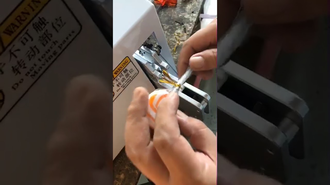 塑料包装袋金丝扎口机 | 高效自动封口设备
