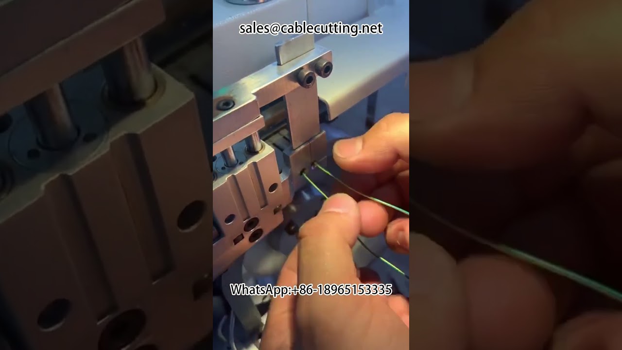 智能全自动热缩管穿管裁切烘干一体机 | 高效线束加工设备